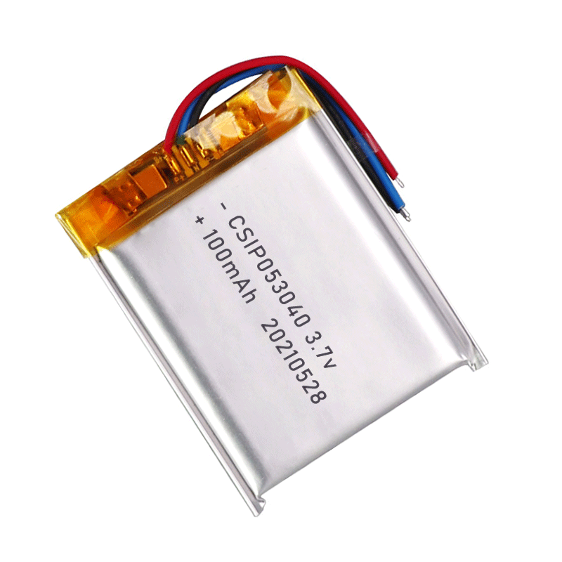 CSIP 3.7V 053040 100mAh 可充电锂聚合物数码电池生厂商