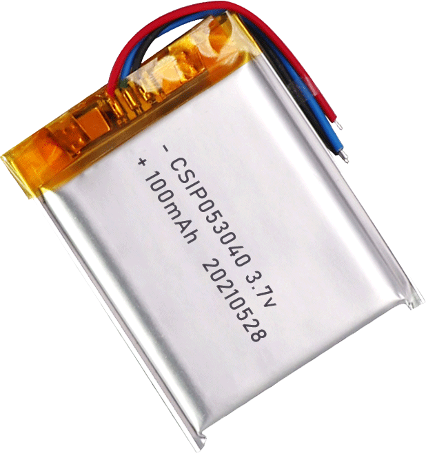 CSIP 3.7V 053040 100mAh 可充电锂聚合物数码电池生厂商