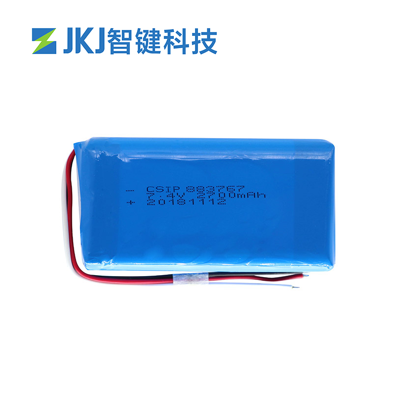 7.4V 2700mAh 定制锂聚合物电池组直销工厂 883767 CSIP