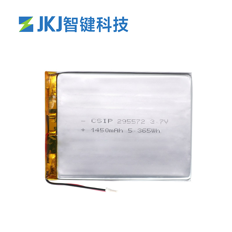 295572 1450mAh 便携式软包聚合物锂电池防水批发现货工厂量大价格从优-智键科技有限公司