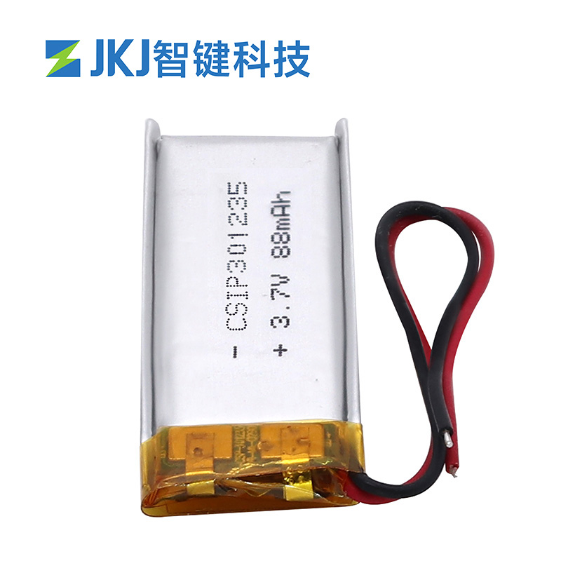 301235 88mAh 专业软包聚合物锂电池生产厂家-智键科技有限公司