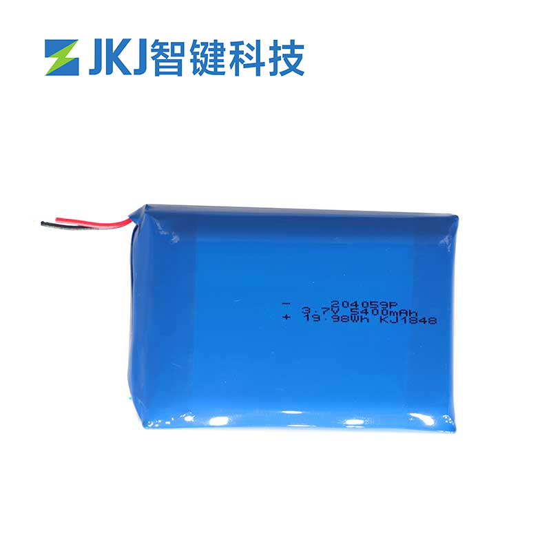 204059 5400mAh 3.7V 聚合物软包锂电池厂家-智键科技