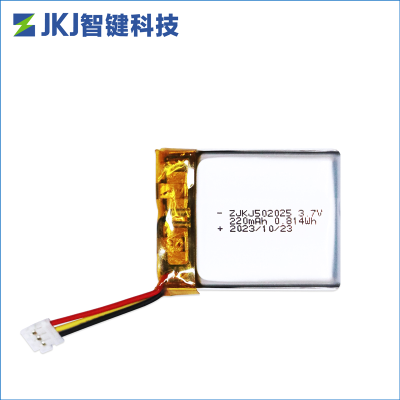 502025, 220mAh, 智键科技, 聚合物锂离子电池